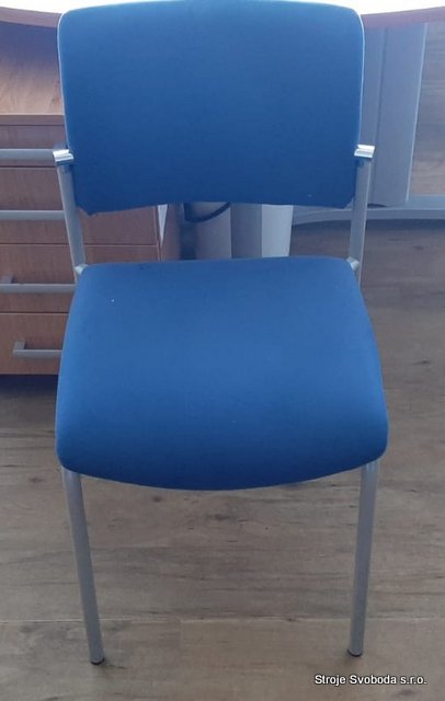 Židle modrá stohovatelná  (Zidle modra stohovatelna, 2kusy.jpg)
